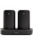 PowerStones Trio 5000 mAh Taşınabilir Şarj Aleti / Powerbank (2) ve Şarj İstasyonu Seti Siyah 1