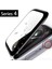 Apple Watch Uyumlu Series 4 40mm Tam Kaplayan Temperli Cam Full Ekran koruyucu Siyah 3