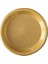 Gold Renk Plastik Tabak 22 cm 25li 1