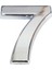 Krom Yapışkanlı 7 Rakamı 5 cm 1