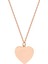 Rose Altın Kalp Kolye 1