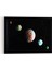 Akrilik Resim Uzay Temalı Siyah Çerçeveli Tablo 1