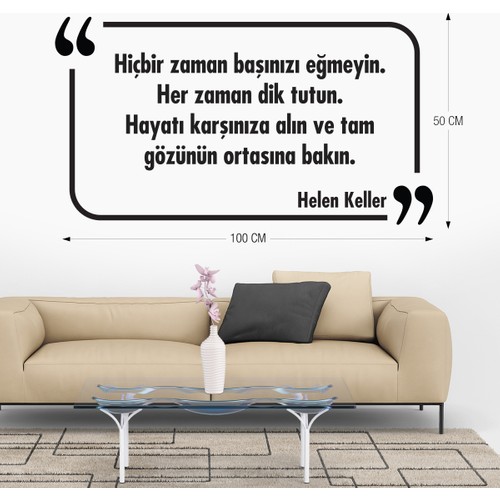 Tilki Dünyası Dekoratif Duvar Yazısı Sticker 031 Fiyatı