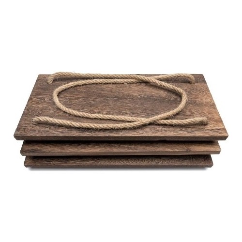 Worldwooden Dekoratif El Yapimi 4 Lu Ahsap Raf Saksilik Trendyol
