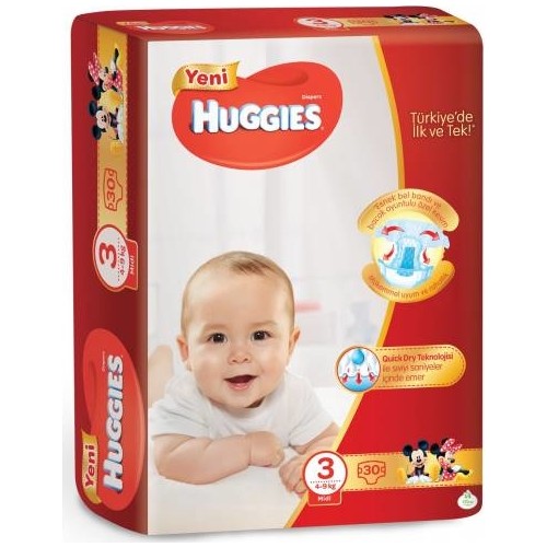 Huggies Bebek Bezi 3 Beden 30 Adet Fiyatı Taksit Seçenekleri