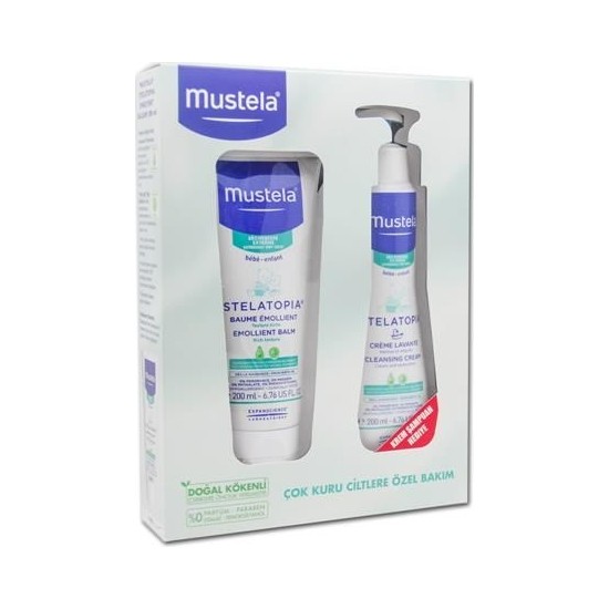 Mustela Stelatopia Emollient Balm 200 ml + Cleansing Cream Fiyatı