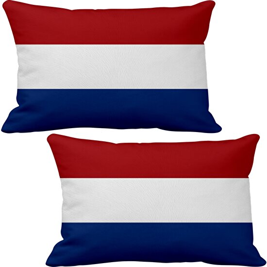 Asr Hollanda Netherlands Bayrak 2 Li Lüks Araç Boyun Yastığı