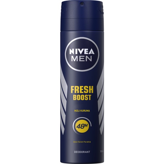 Nivea Fresh Power Boost Sprey Deodorant 150Ml Erkek
