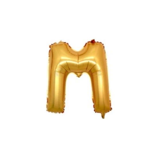 Miray Süs Folyo Balon Harf M Altın 16 Inc(40Cm) 1 Adet