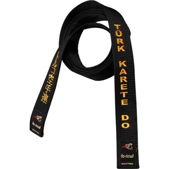Do - Smai Karate Do Nakışlı Siyah Kuşak KK-255