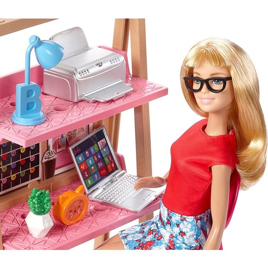 Barbie Bebek Ve Çalışma Masası Oyun Seti DVX52 Fiyatı