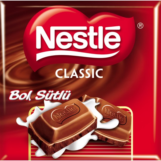 Nestle Classic Sütlü Kare Çikolata 60 gr Fiyatı