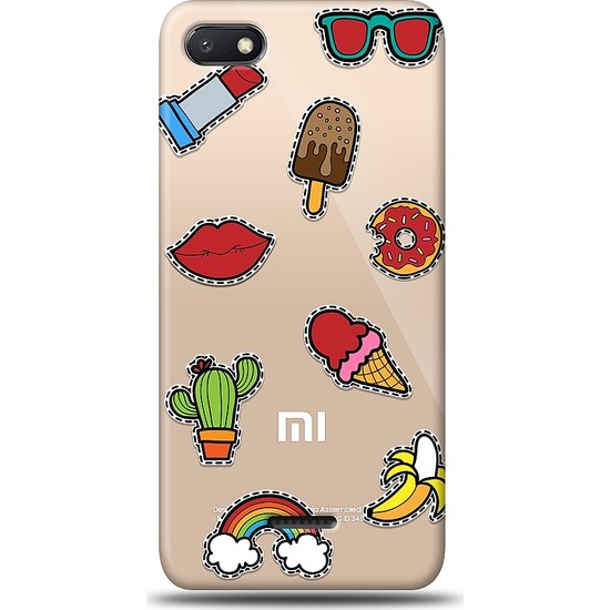 Eiroo Xiaomi Redmi 6A Stickers Baskılı Tasarım Kılıf Fiyatı