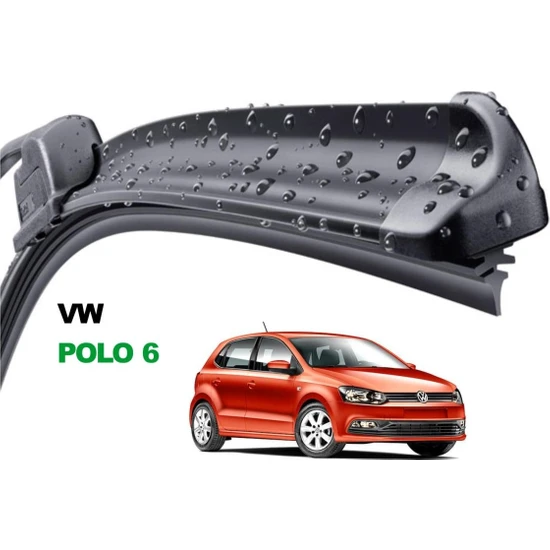 RBW Volkswagen Polo 2009-2017 Muz Silecek Takımı 600mm + 400mm