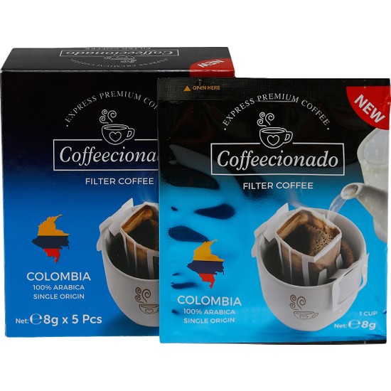 Coffeecionado Pratik Filtre Kahve 5li Colombia/Single Origin Fiyatı