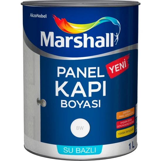 Marshall Panel Kapı Boyası - BEYAZ - 2.5 Litre / 3.5 KG