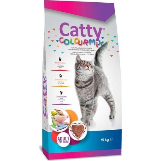 Catty Colourmix Renkli Taneli Yetişkin Kedi Maması 15 Kg Fiyatı