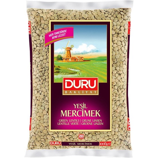 Duru Yeşil Mercimek 1 kg Fiyatı, Taksit Seçenekleri ile Satın Al