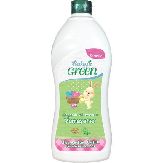 Baby�s Green Organik Aloe veralı Bebek Çamaşır Yumuşatıcı