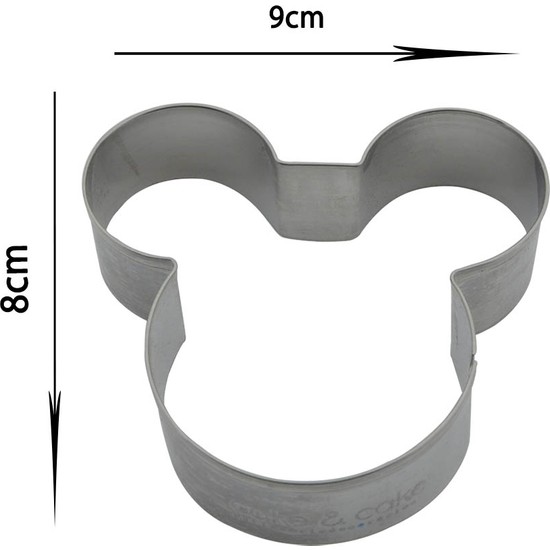 Can Mickey Mouse Şeklinde Metal Kek Kurabiye Kalıbı ( 8 * 9 Fiyatı