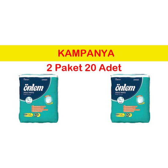 Önlem Emici Külotlu Hasta Bezi Large ( Büyük Boy ) 20 Adet Fiyatı