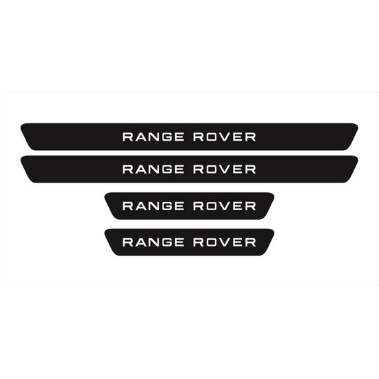 Ömr Dizayn Hediye Range Rover Kapı Eşiği 4 Lü Aksesuar
