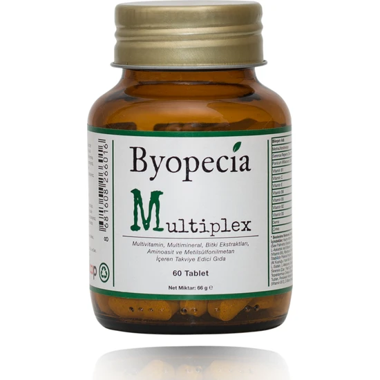 Byopecia Multiplex 60 Tablet (Saç Dökülmesi, Ve Tırnaklar İçin)