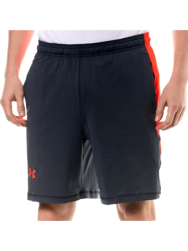 black and orange under armour shorts