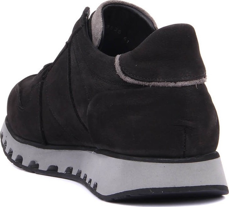 Sail Laker's - Siyah Nubuk Bağcıklı Erkek Günlük Ayakkabı 101-3535-6552E görsel 4