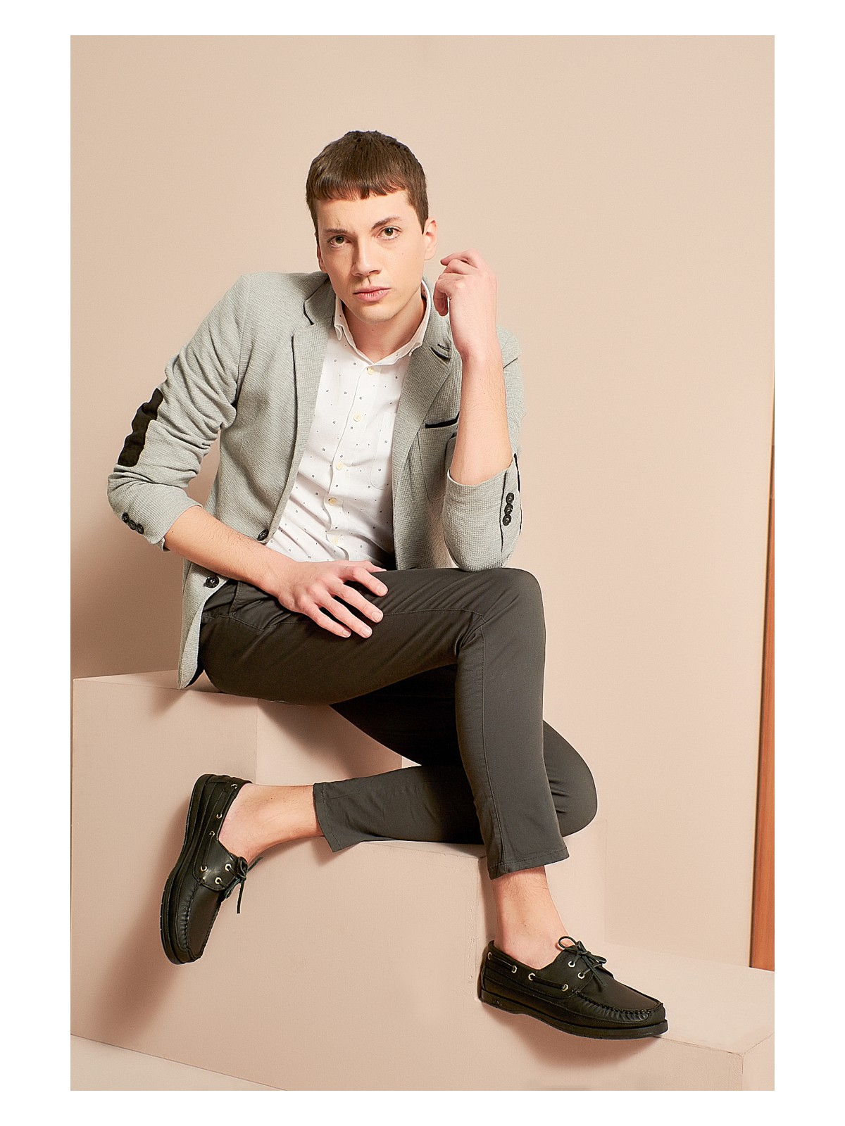 Ziya Erkek Günlük Ayakkabı 101119 29 Siyah-Kahve - Görsel 5