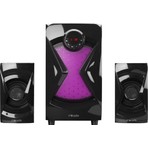 Mikado MD-370BT 2+1 38W Siyah Bt/aux/usb/fm/led Işıklı Multimedia Speaker