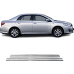 Ekinoks Toyota Corolla Krom Cam Çıtası (4parça) 2007-2013 Arası P.çelik