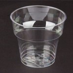 Yorulmaz Ambalaj Şeffaf Kristal Mika Ekstra Sert Plastik Bardak 180 cc 25 Adet