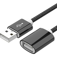 Microcase Yüksek Hızlı USB 2.0 Örgülü Uzatma Kablosu - 50 cm AL2860