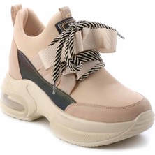 Bambi Nude Streç  Kadın Sneaker K019324207