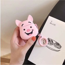 Bipower Bipower Airpods 1-2. Nesil Uyumlu Piglet Pembe