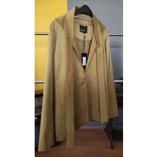 Deseo Boutique Kadın Hardal Renk Blazer Ceket