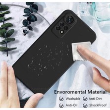 MTK Moveteck Xiaomi Redmi Note 11S Uyumlu Kılıf Kamera Lens Korumalı Soft Mat Düz Yumuşak Silikon Case