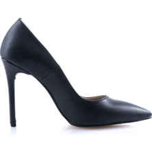 ShoeSSpring Siyah Ince Topuklu Stiletto