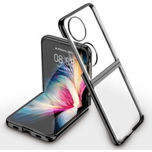 MTK Moveteck Huawei P50 6.5inç Uyumlu Kılıf Katlanabilir Metal Kıpta Kapak Full Kaplar Mükemmel Kalıp