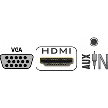 Dts Teknoloji PS-191A 19" 5ms Hdmı+Vga+Usb+Ses Full Hd Pro Monitör LED Tv