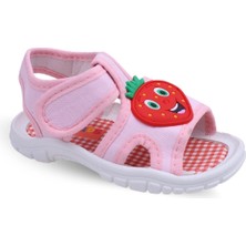 Gezer Kids 00158 Kız Çocuk Sandalet Microfiber Cırtlı Sezonsuz Kullanım İçin Rahat
