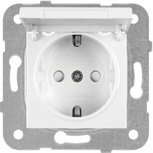 Viko Karre Beyaz Ç.kor.kap.topraklı Priz