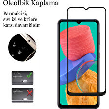 CepStok Samsung Galaxy M33 Kırılmaz Cam 5d Tam Kaplayan 9h Temperli Ekran Koruyucu