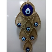 Netice Öylek Saf Cam 41 Kere Maşallah Nazar Boncuklu Duvar Süsü