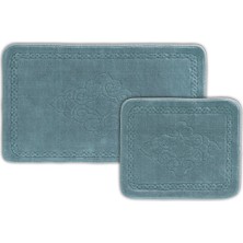 Schafer Eden 2li Banyo Paspası -Mavi