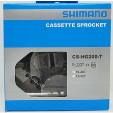 SHIMANO CS-HG200-7 12-28T Tourney Kaset/Ruble 7 Vites