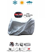 Wovex Yamaha X-Max 250 Motosiklet Brandası Topcase Arka Çanta Uyumlu Branda.örtü