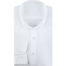 Süvari Slim Fit Beyaz Erkek Gömlek