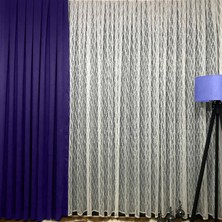 Evdepo Home Kullanıma Hazır 1/2 Seyrek Pile Tül Perde Tek Kanat - Ekru 100 x 200 cm